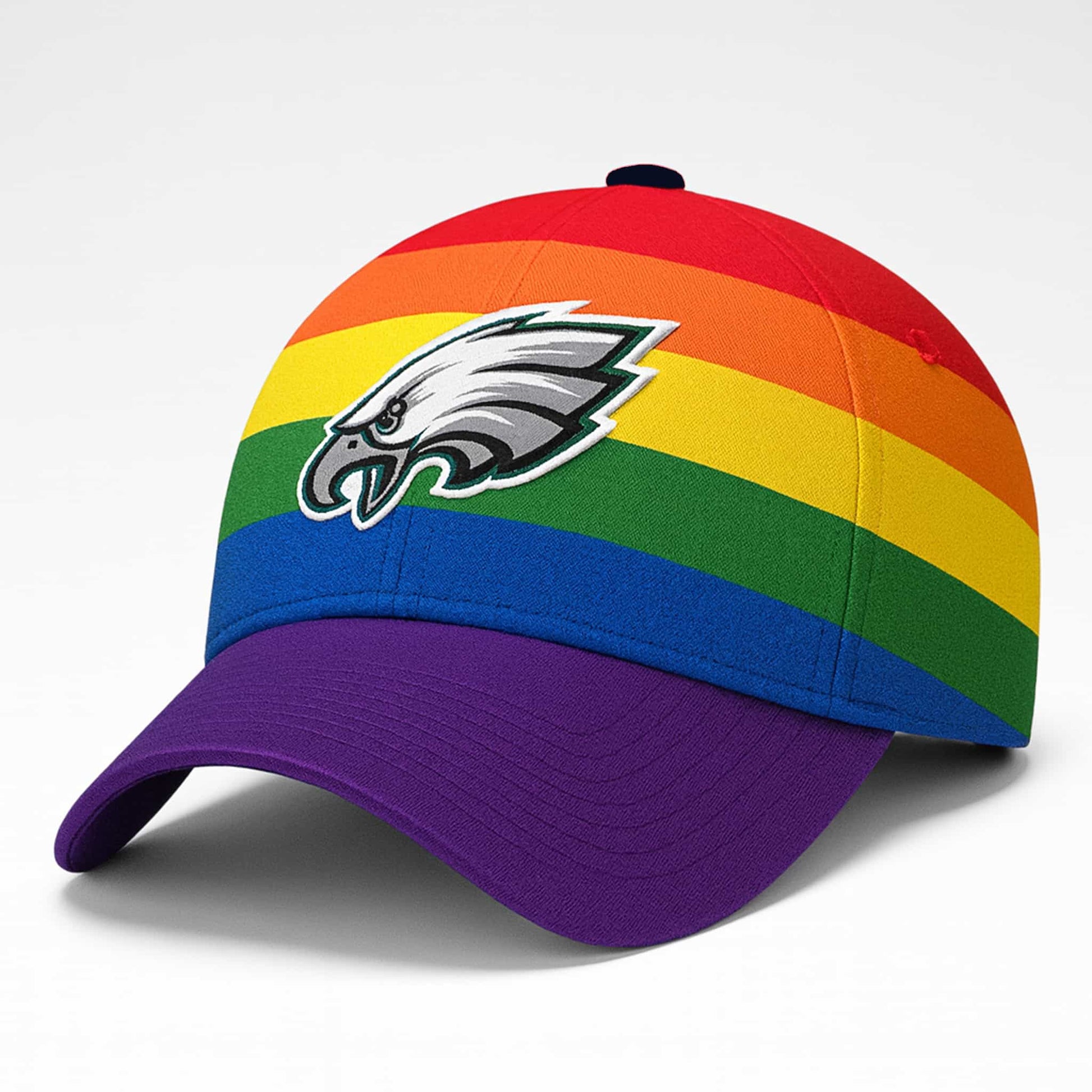 Nick Sirianni Rainbow Hat1