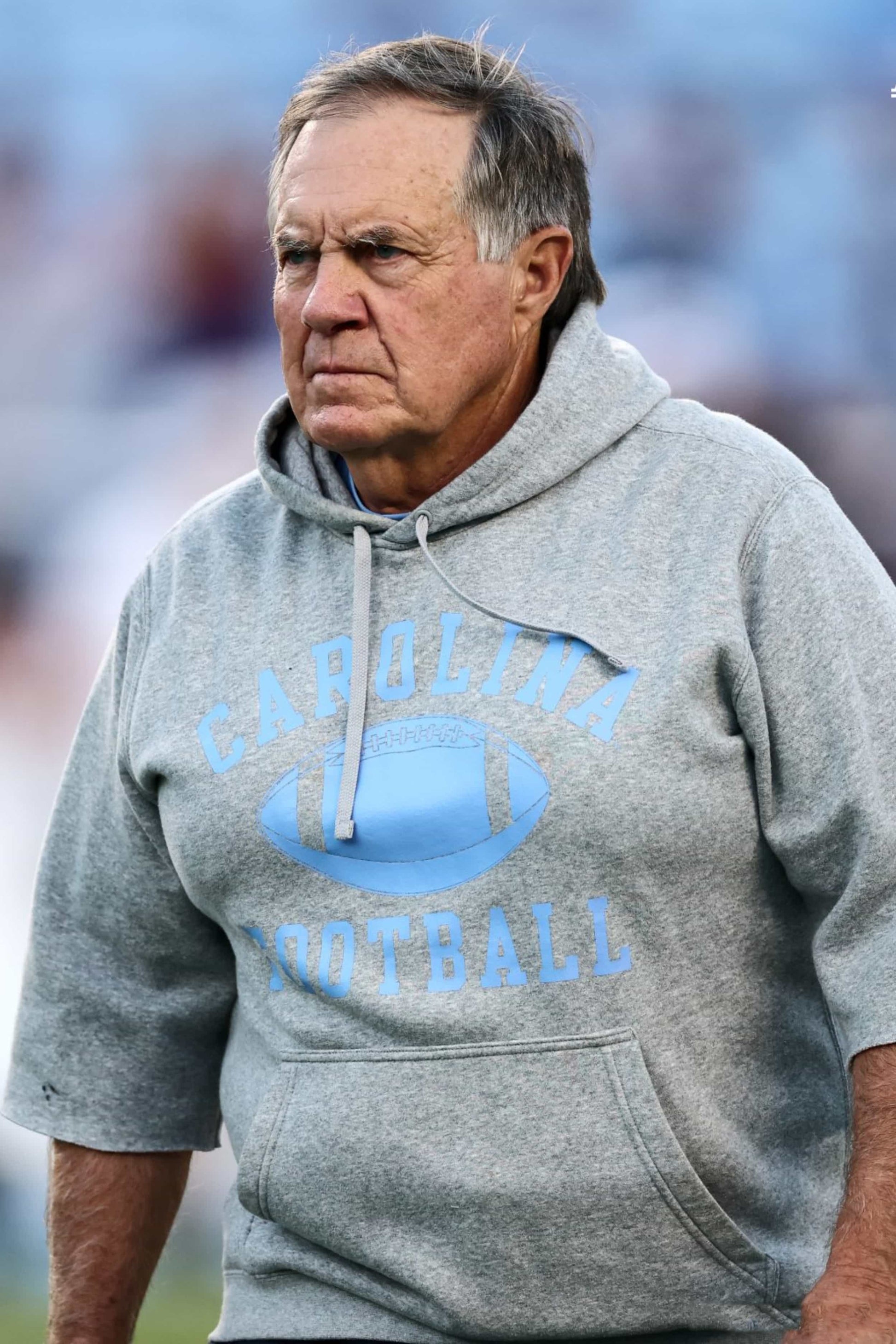 North Carolina HC Bill Belichick Football Hoodie2