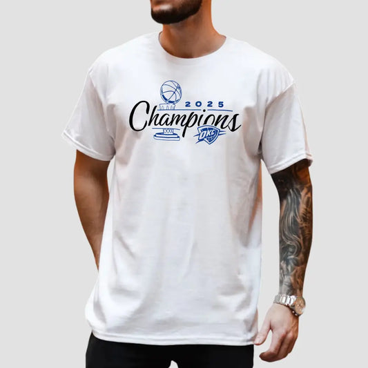 Okc Champions 2025 Playoffs Inside Paycom Shirt