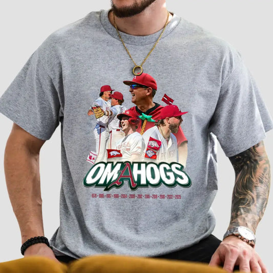 Omahogs Arkansas 2025 Razorbacks Baseball 1979-2025 Shirt