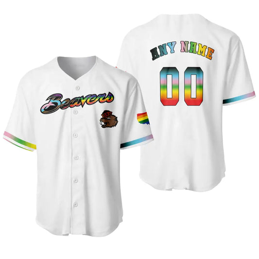 Oregon State Happy Pride 2025 Month Baseball Jersey
