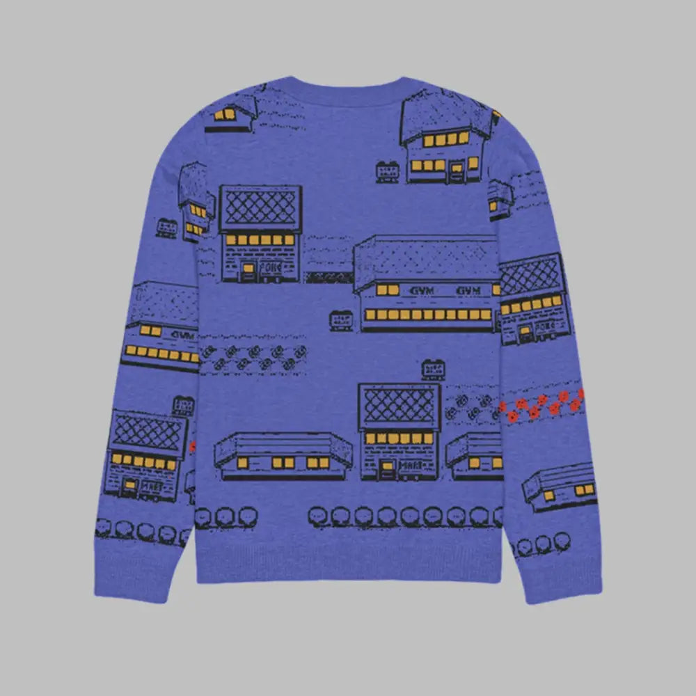 Pallet Town At Night Knit Sweater