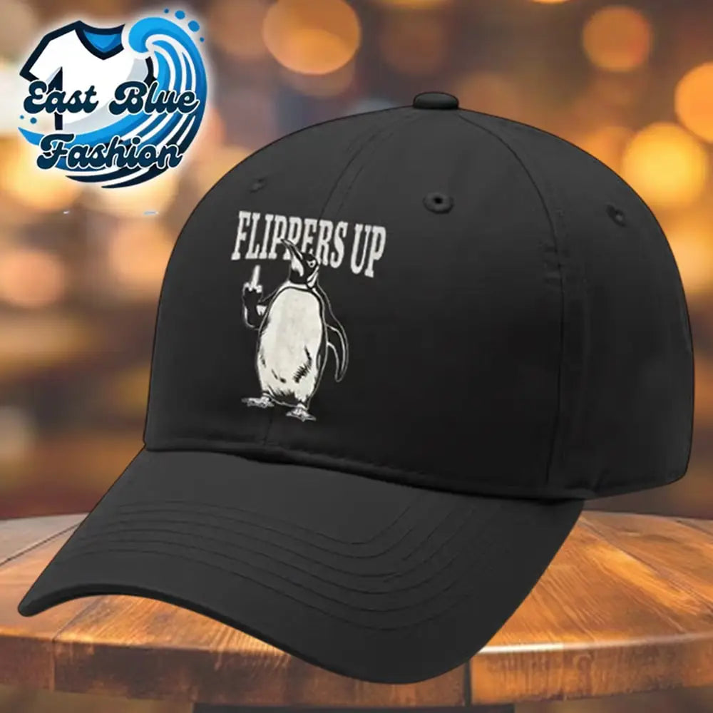 Penguin Flippers Up Baseball Cap3