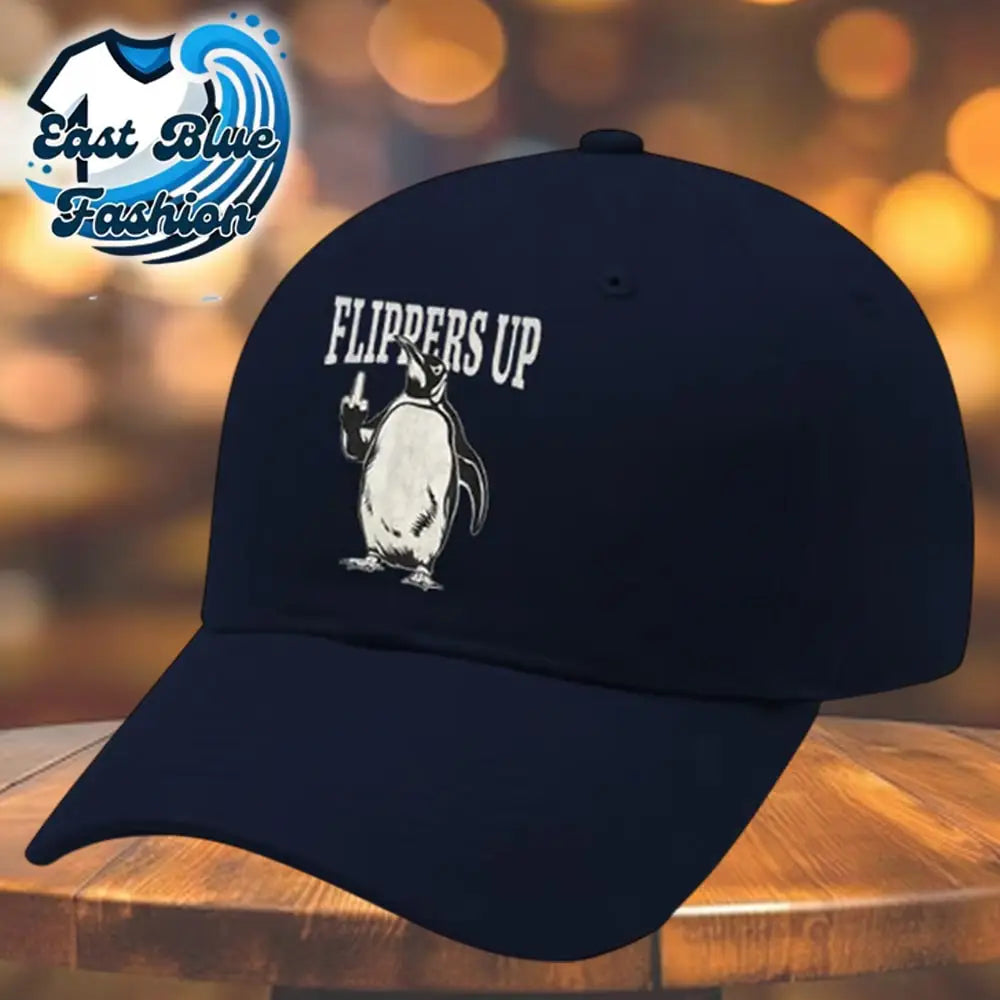 Penguin Flippers Up Baseball Cap2