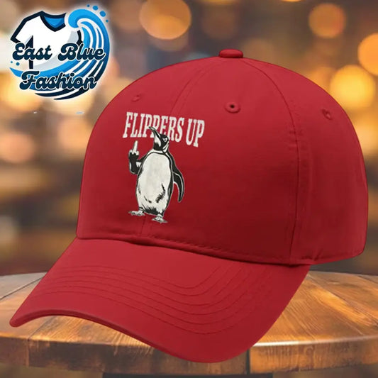 Penguin Flippers Up Baseball Cap