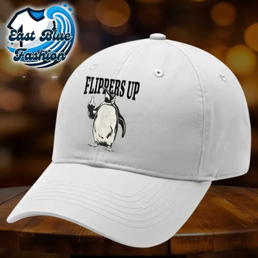Penguin Flippers Up Baseball Cap1
