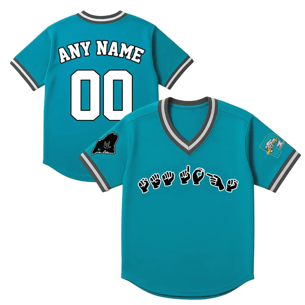 Portland Sea Dogs Hard Of Hearing Awareness Night Jersey 2025