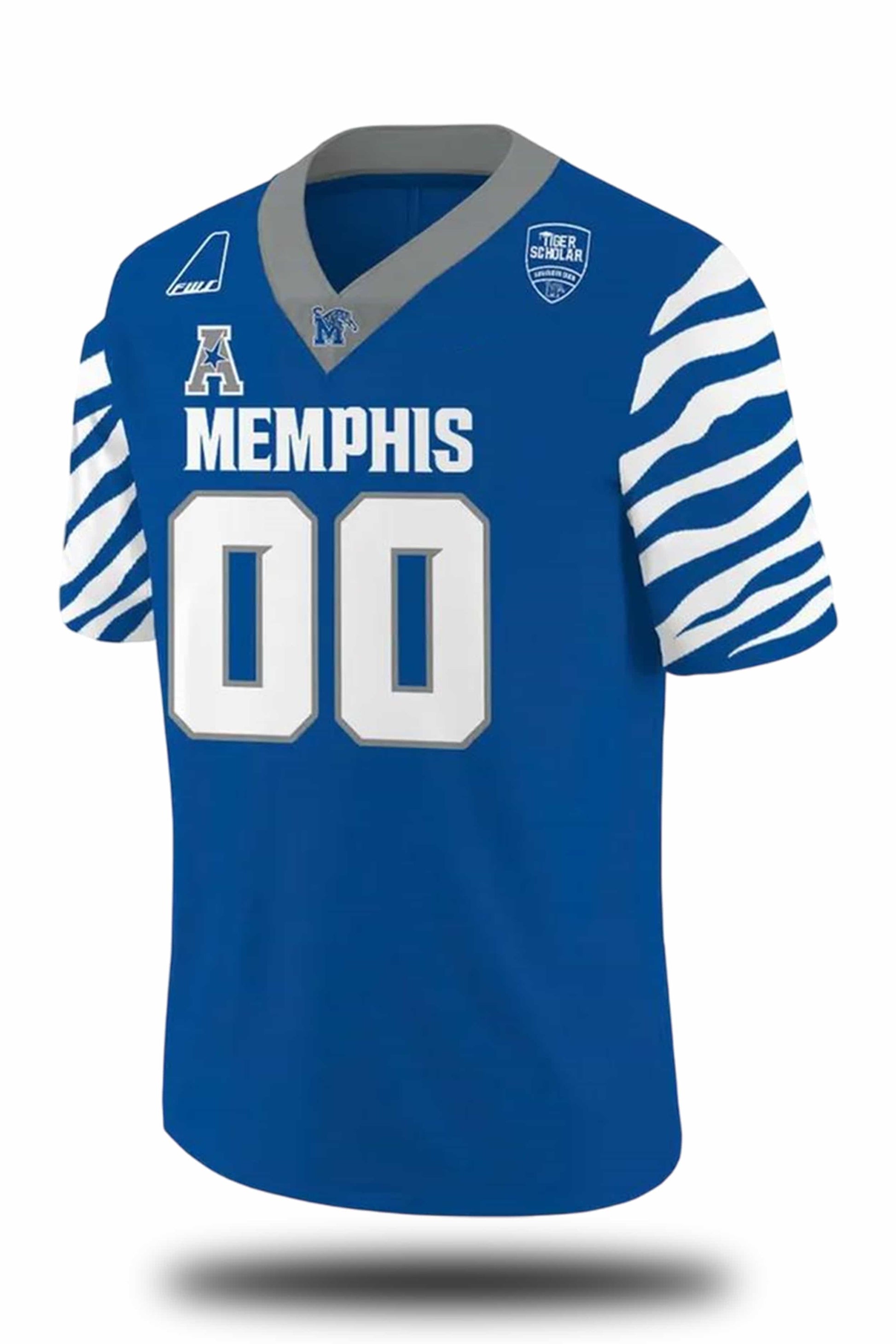 Royal Memphis Tigers Gameday Football Jersey 20251