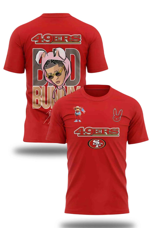 San Francisco 49ers x Bad Bunny Super Bowl 2025 Shirt