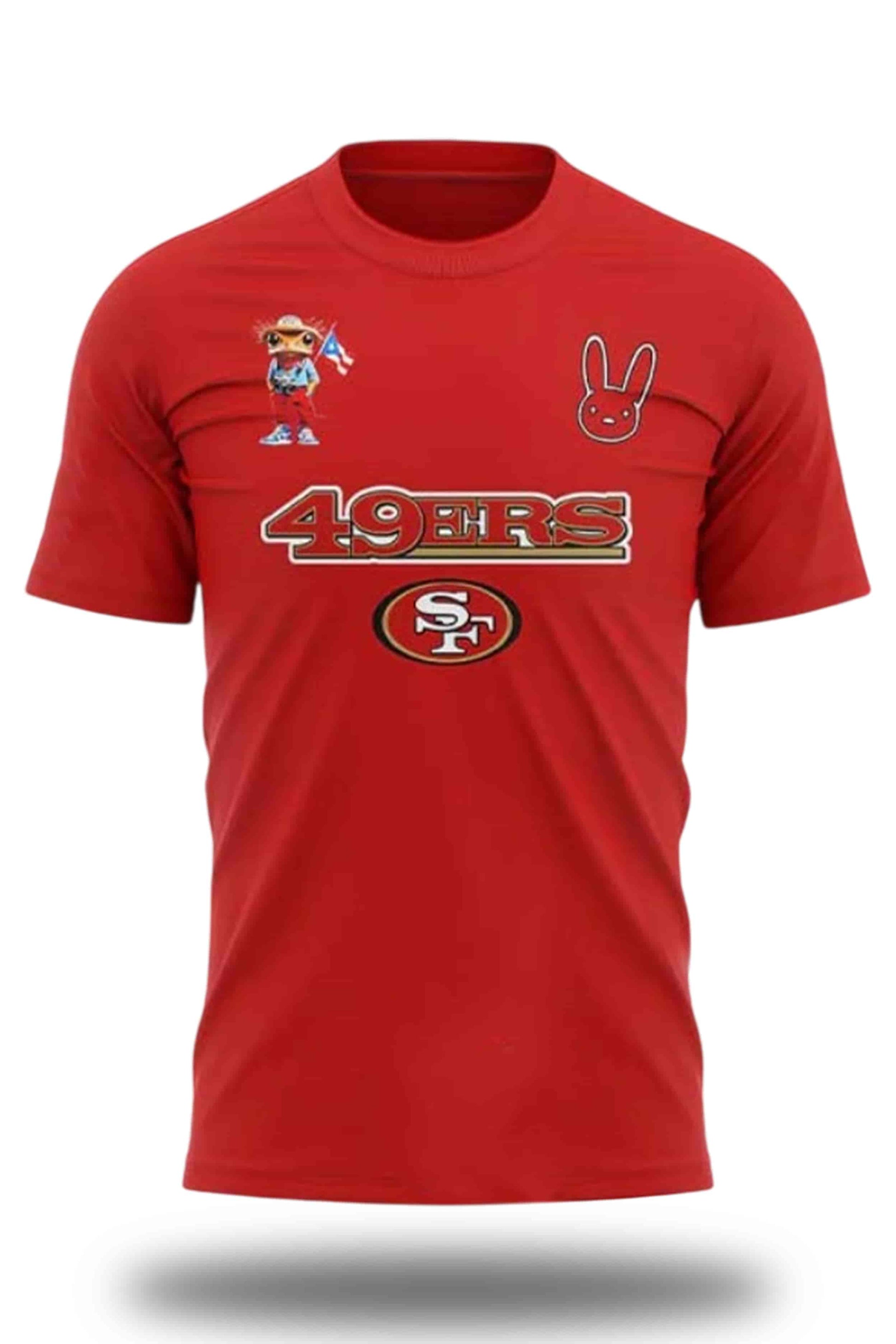 San Francisco 49ers x Bad Bunny Super Bowl 2025 Shirt1