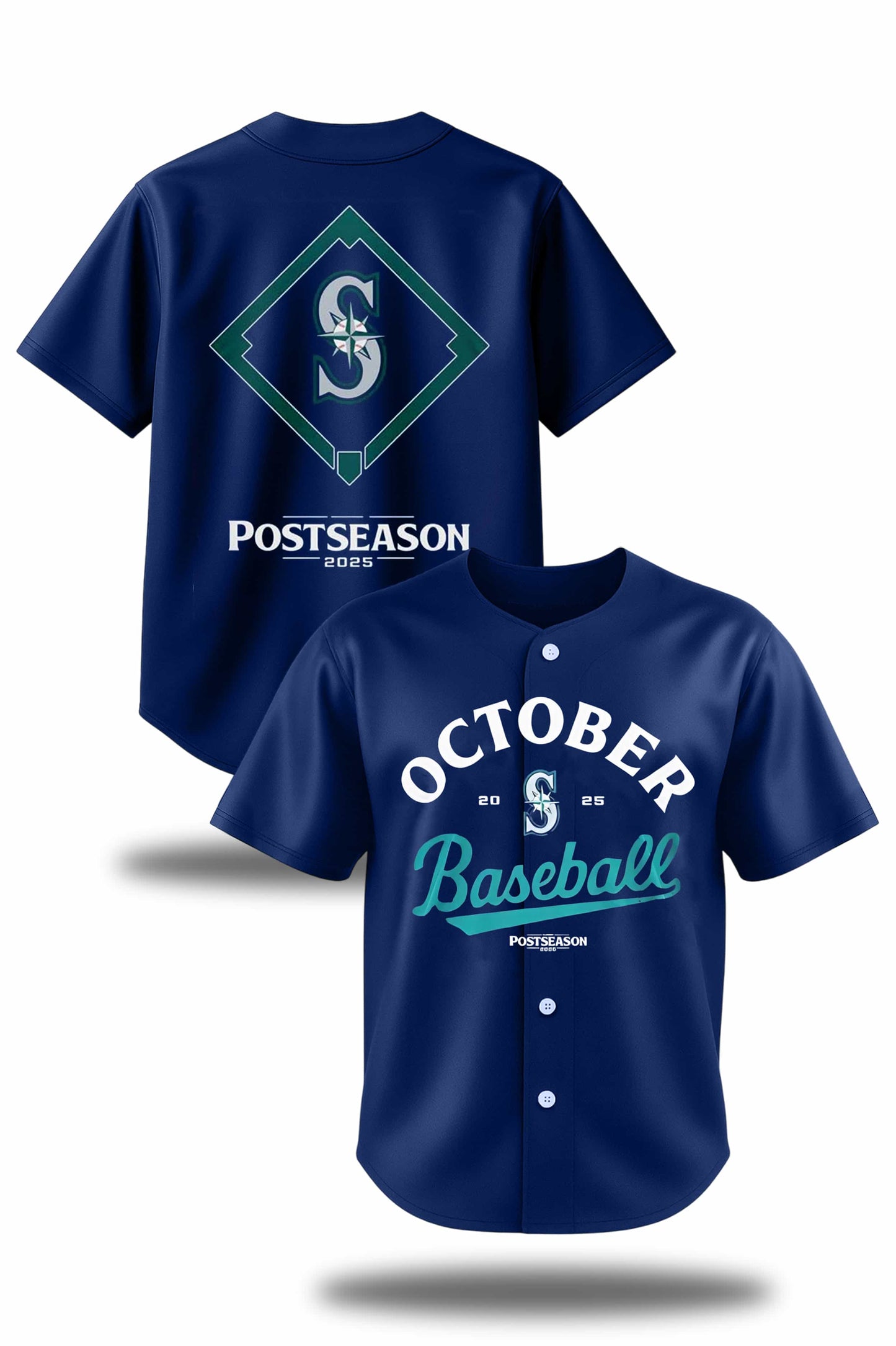 Seattle Mariners 2025 October Ready Postseason Jersey