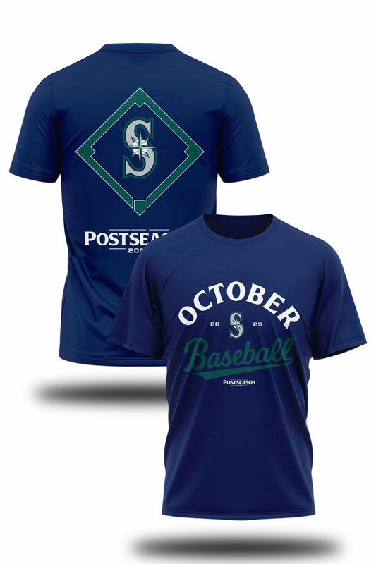 Seattle Mariners 2025 October Ready Postseason Shirt