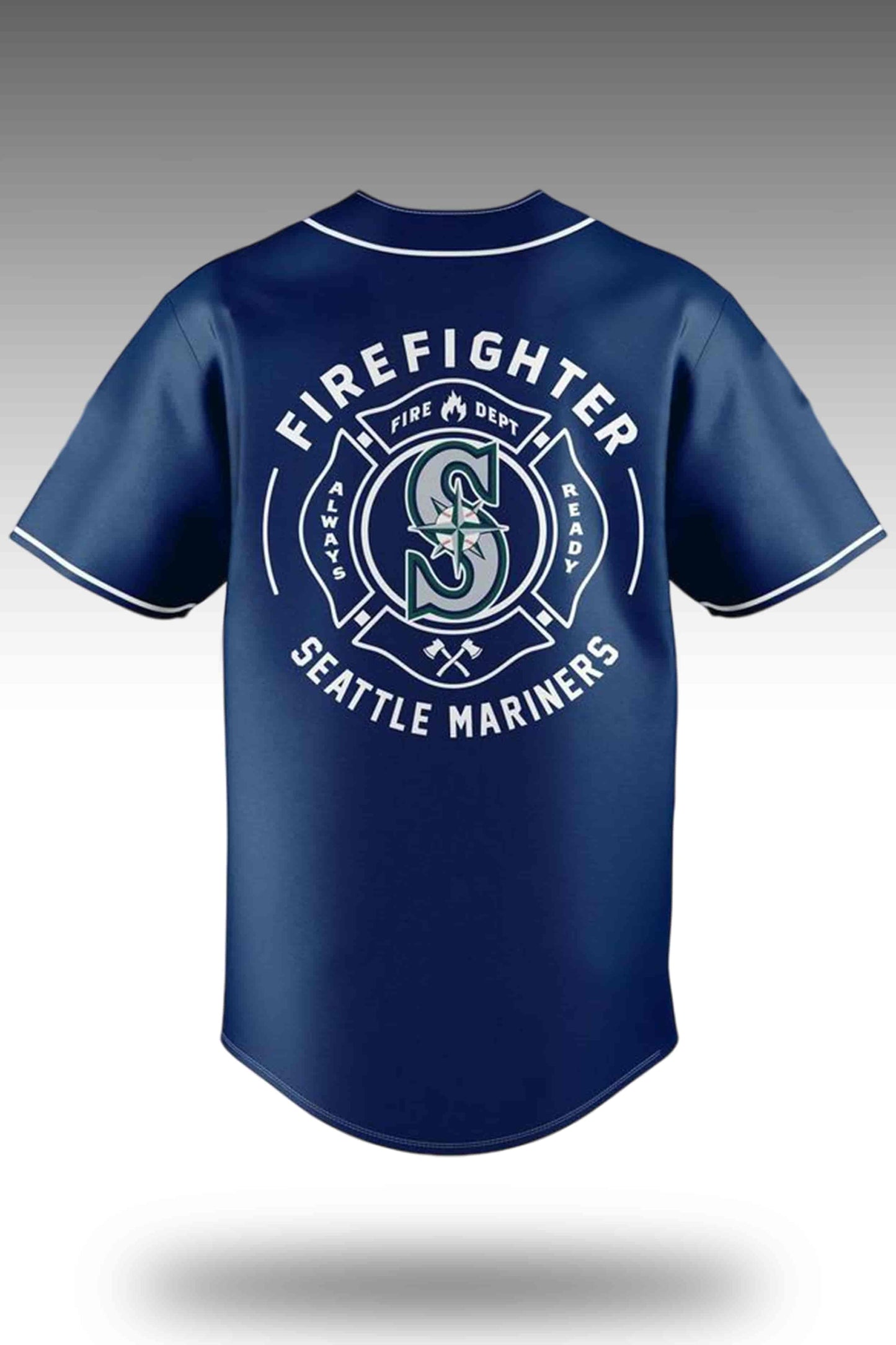 Seattle Mariners Firefighter Application Day Jersey2