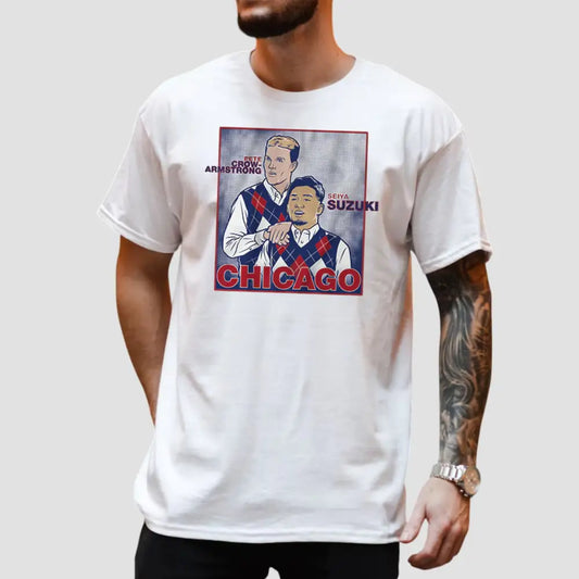 Seiya Suzuki And Pete Crow-Armstrong Family Portrait Shirt