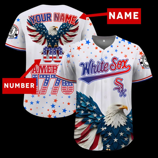 Special Edition Independence Day Celebration x Chicago White Sox Baseball Jersey
