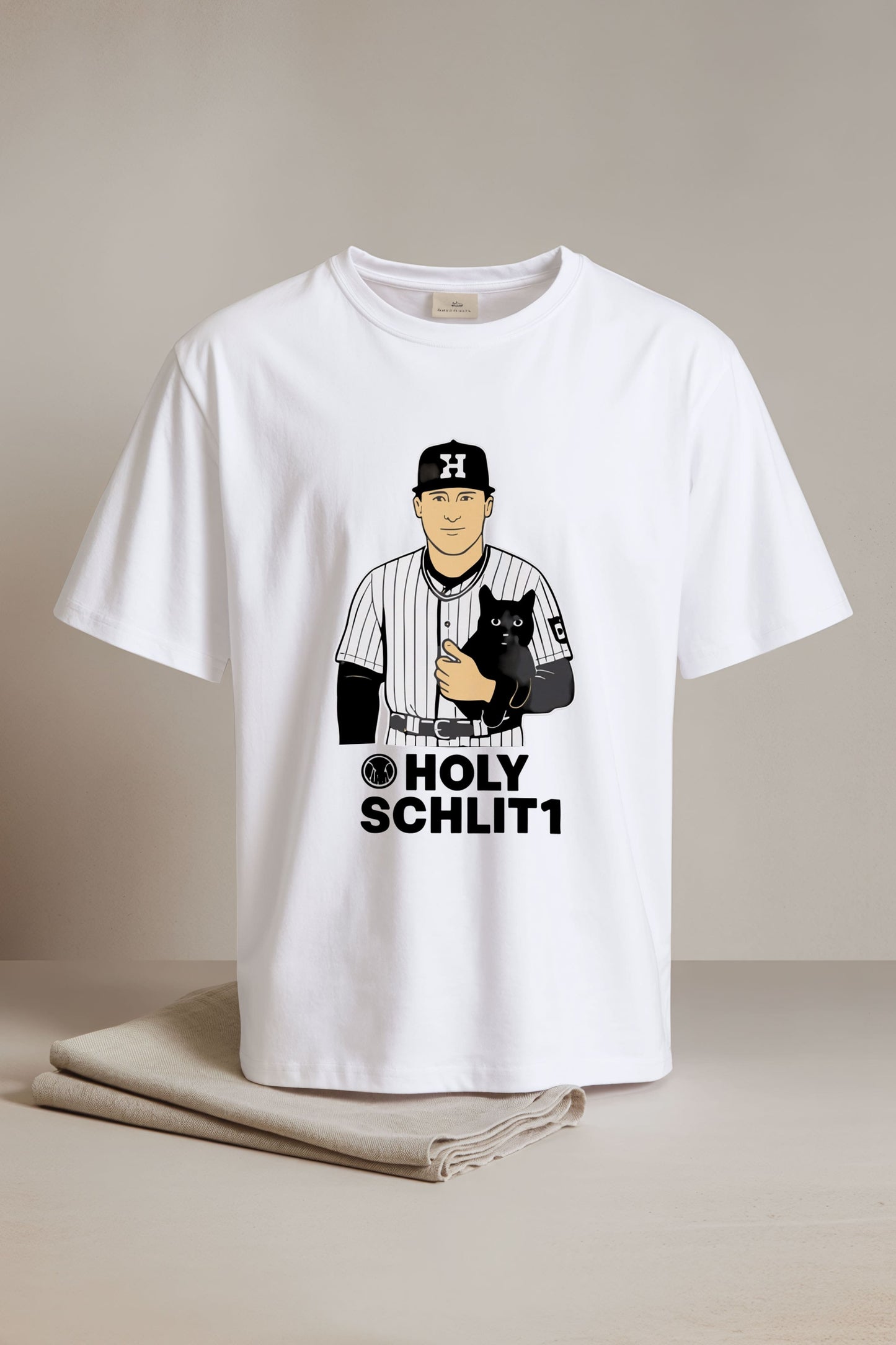 Spencer Jones Holy Schlitt Cat T-Shirt3