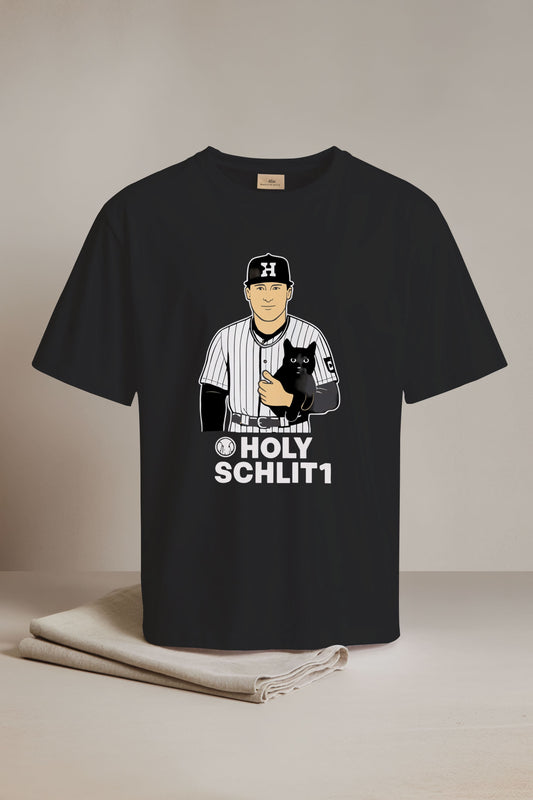 Spencer Jones Holy Schlitt Cat T-Shirt