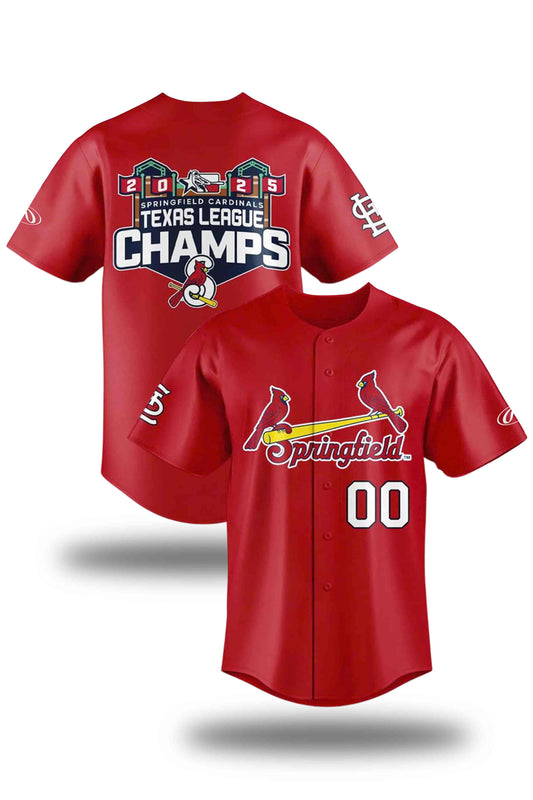 Springfield Cardinals Texas League Champions 2025 Jersey