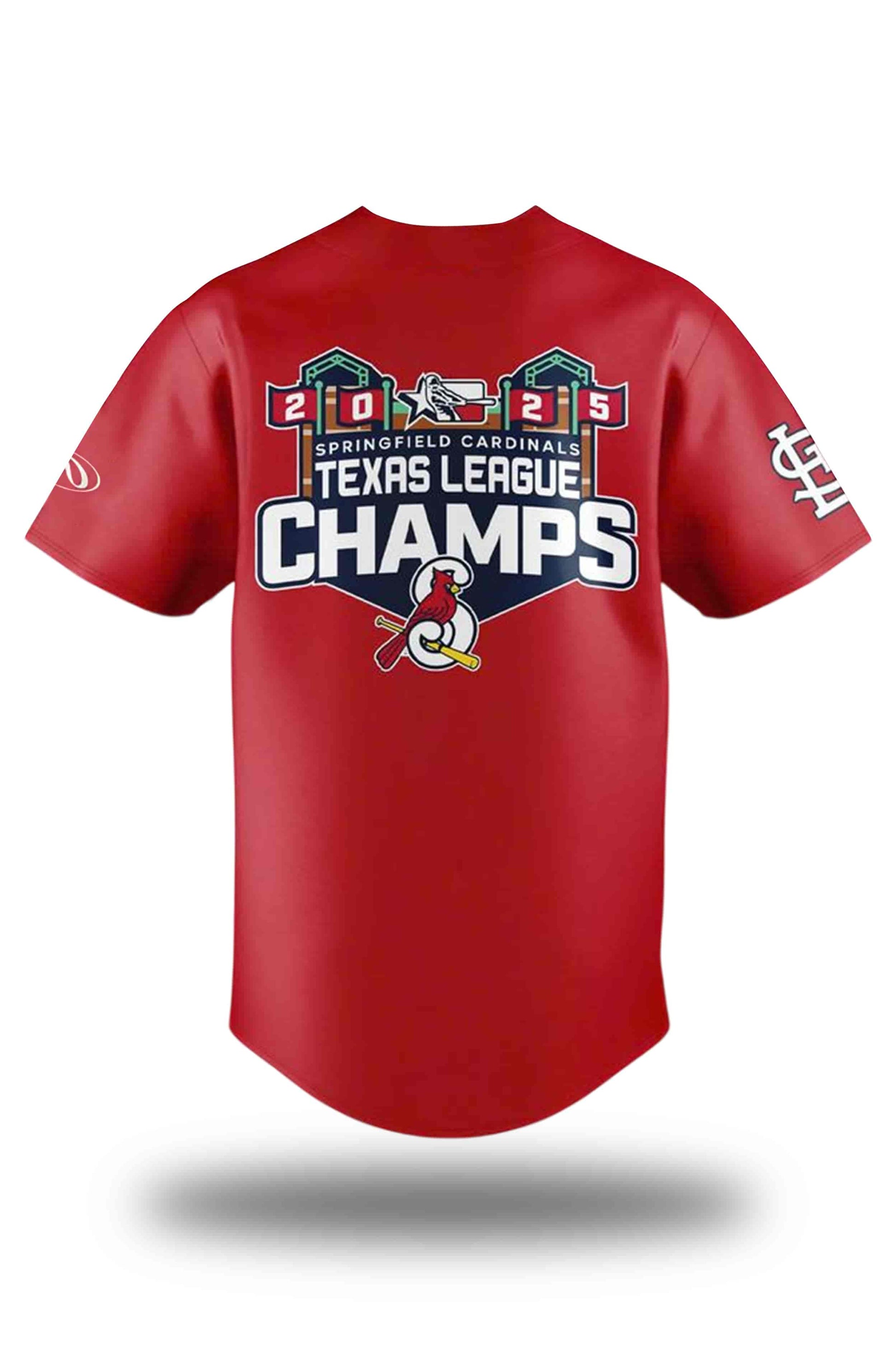 Springfield Cardinals Texas League Champions 2025 Jersey2