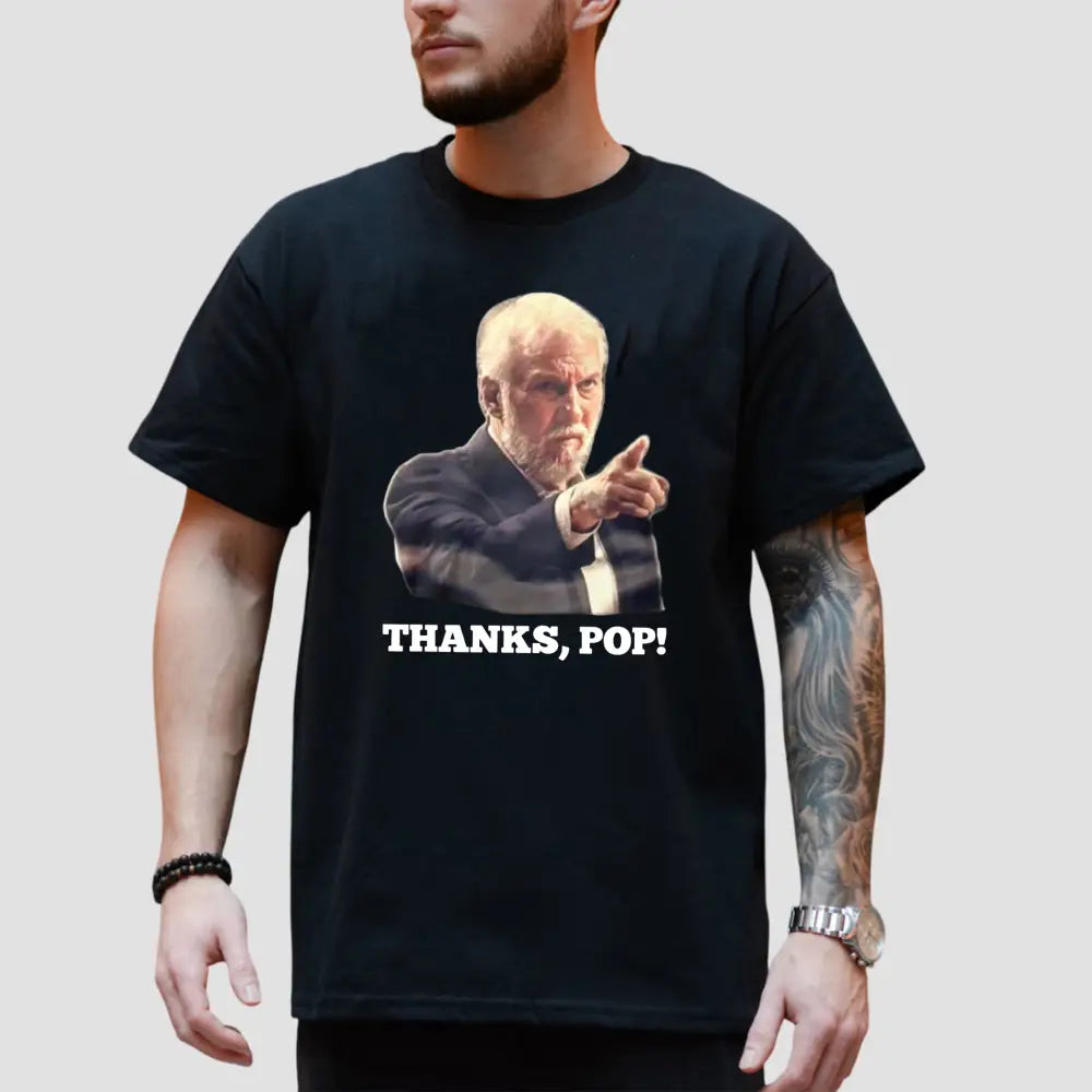 Steve Kerr Thanks Pop Legend Gregg Popovich T-Shirt