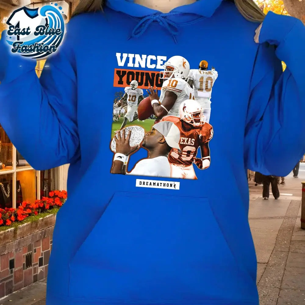 Texas 5 Star QB Football Vince Young T-Shirt2