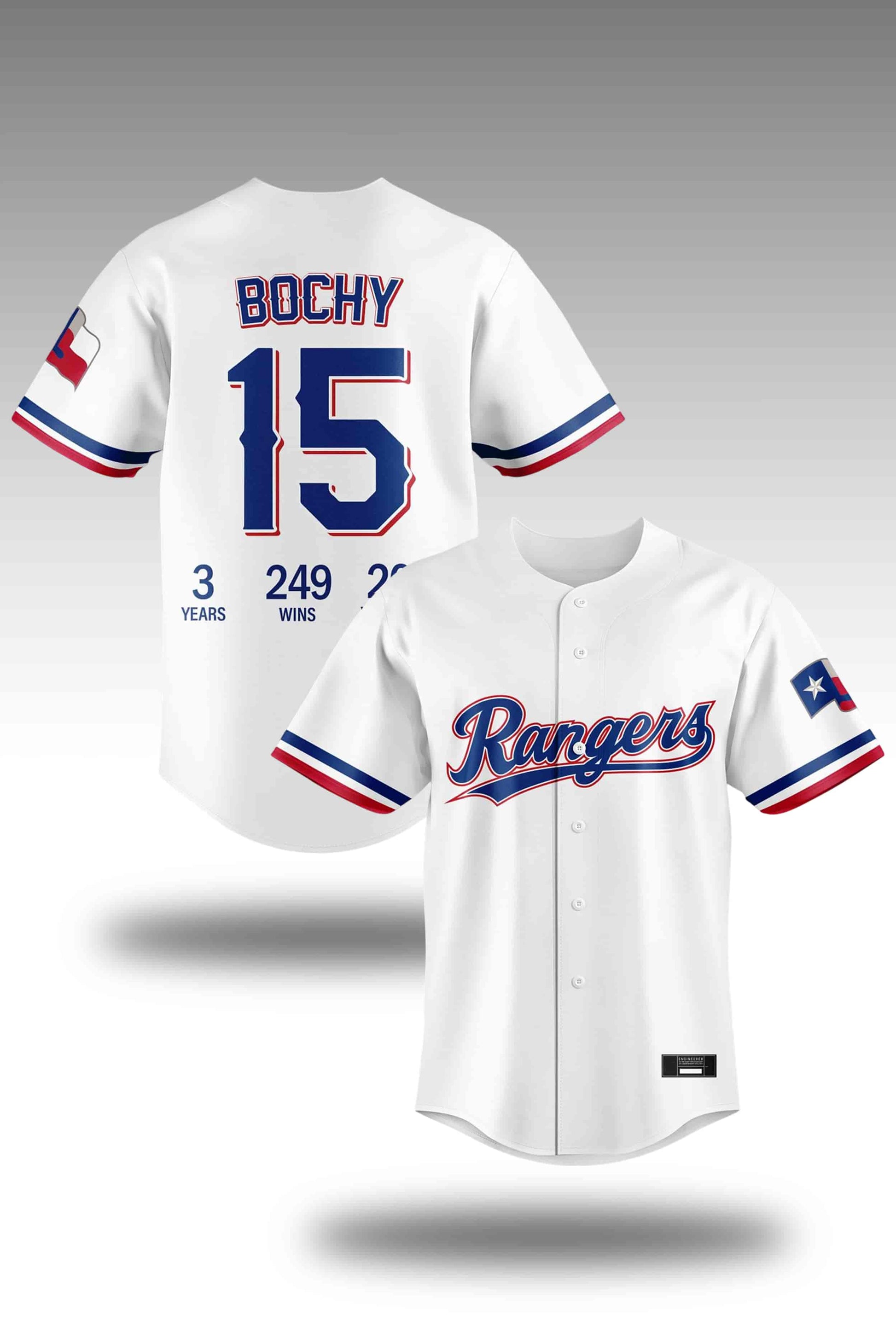 Texas Rangers x Bruce Bochy Thanks For The Memories Jersey