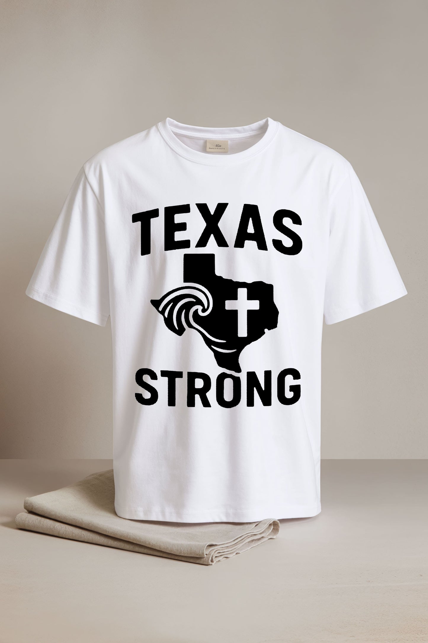 Texas Strong Cross Praying For TX Shirt2