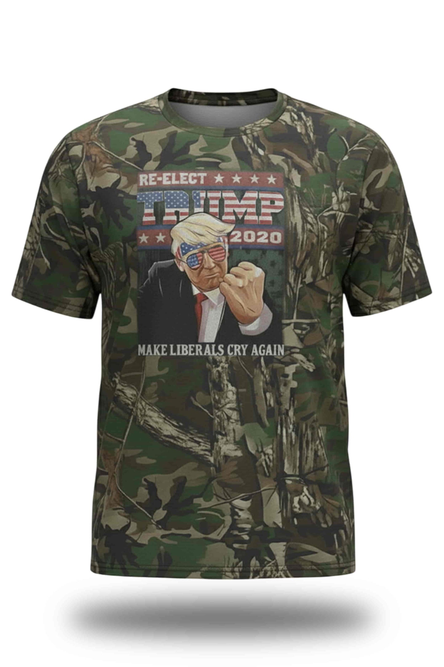 Thomas Jacob Sanford Re-elect Trump 2020 Camouflage Shirt