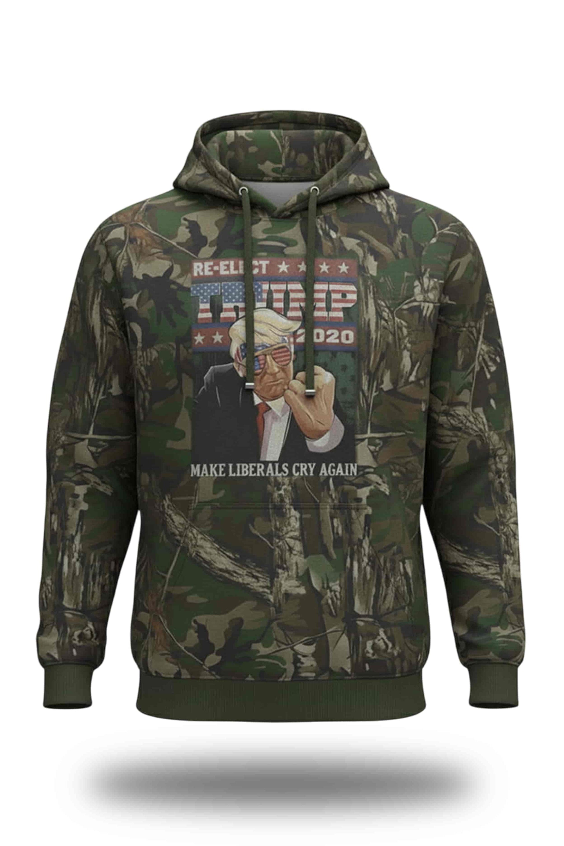 Thomas Jacob Sanford Re-elect Trump 2020 Camouflage Shirt2