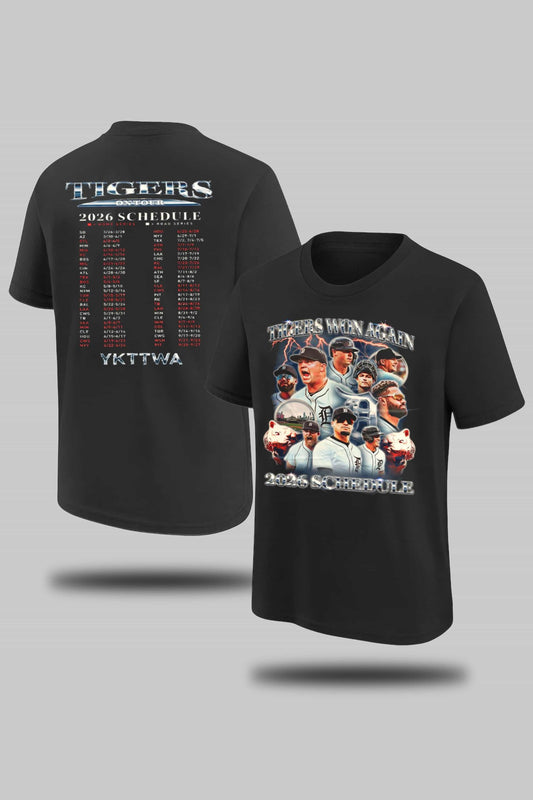 Tigers Won Again 2026 Schedule Shirt