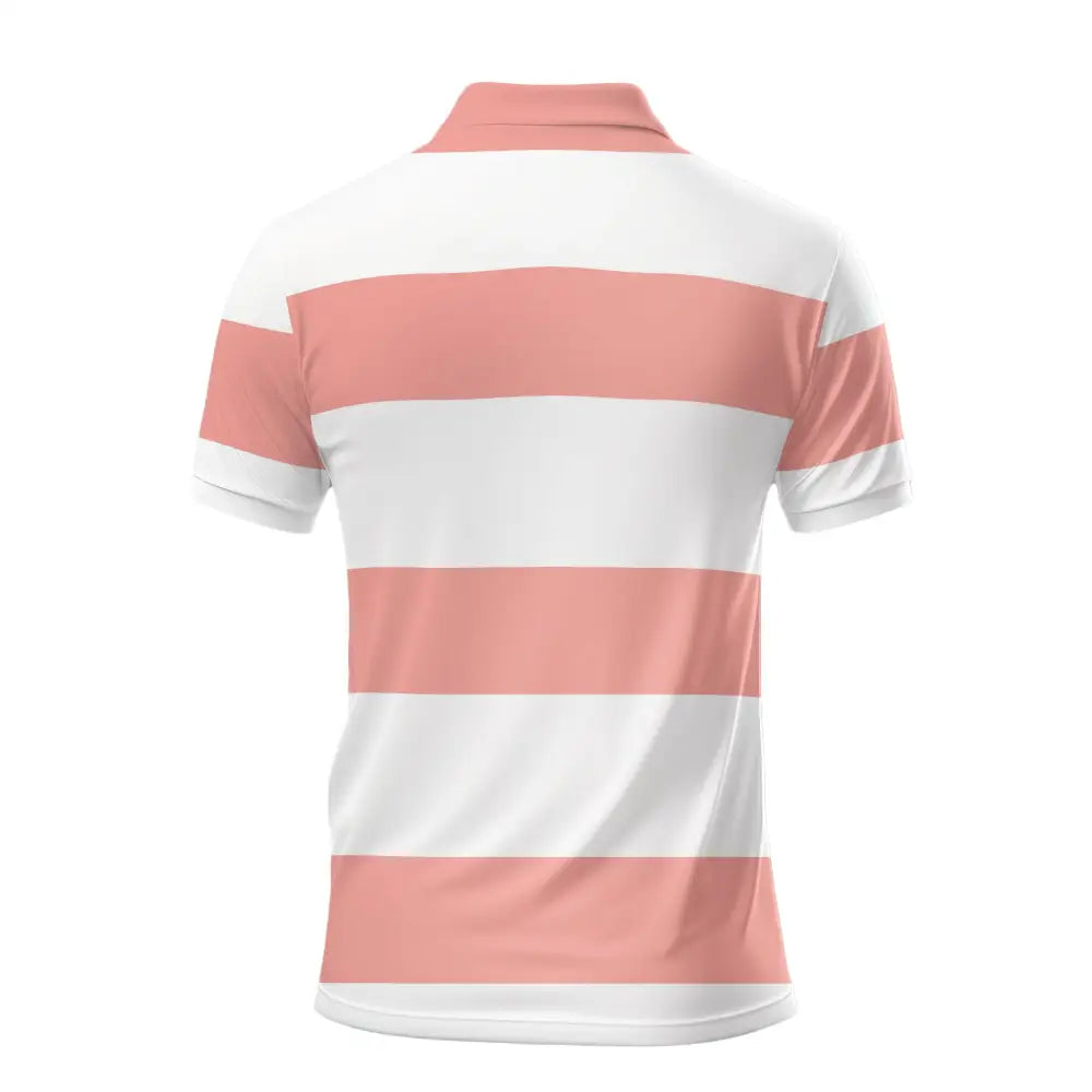 Travis Kelce Rugby Striped Las Vegas Golf Polo Shirt6