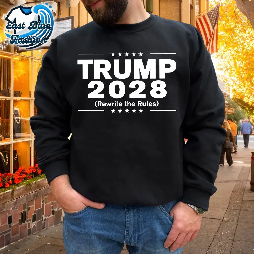 Trump 2028 Rewrite The Rules T-Shirt1