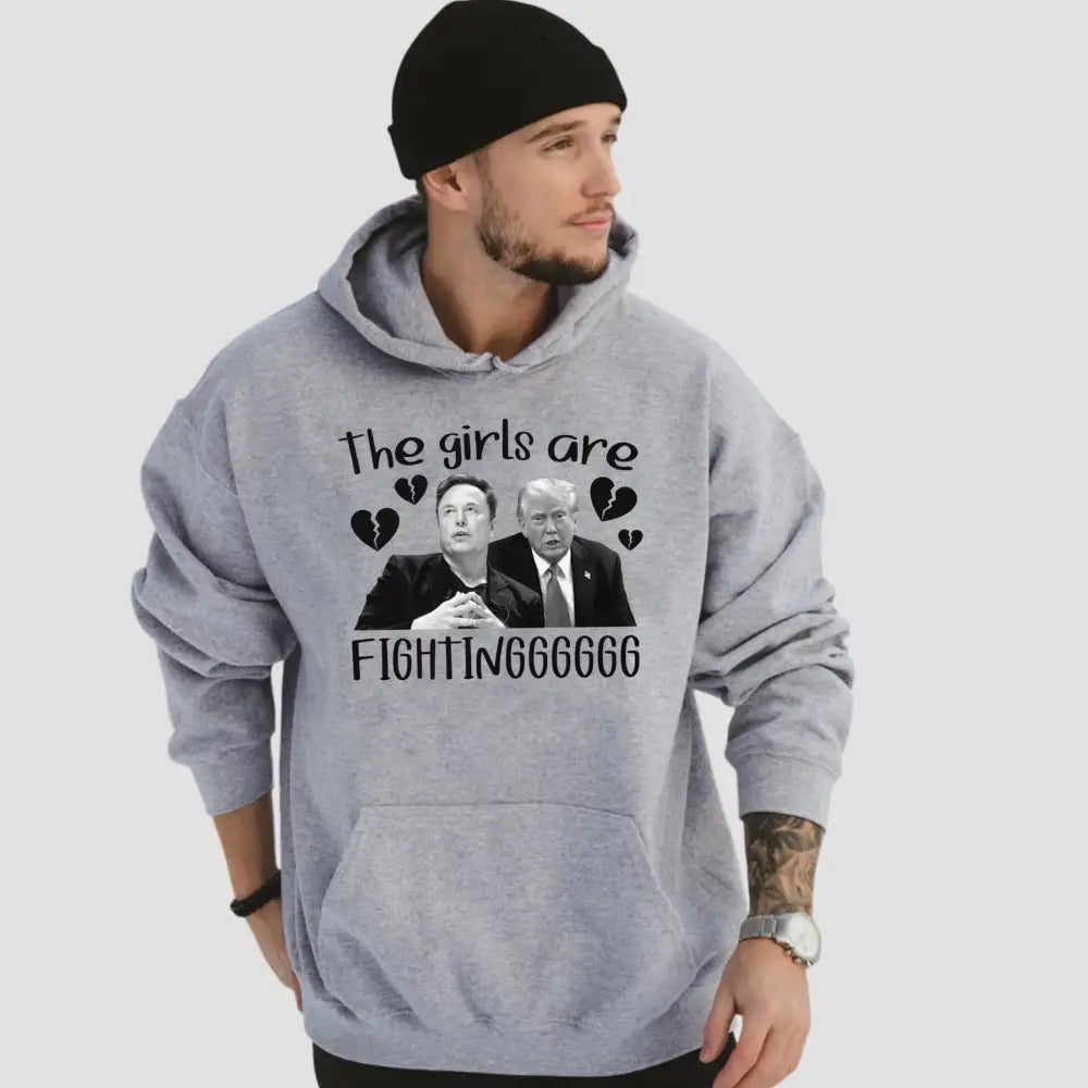 Trump And Musk The Girls Are Fighting Shirt2