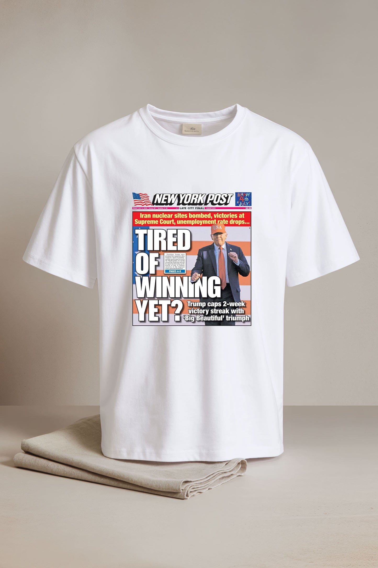 Trump Caps 2-Week Victory Streak With Big Beautiful Shirt3