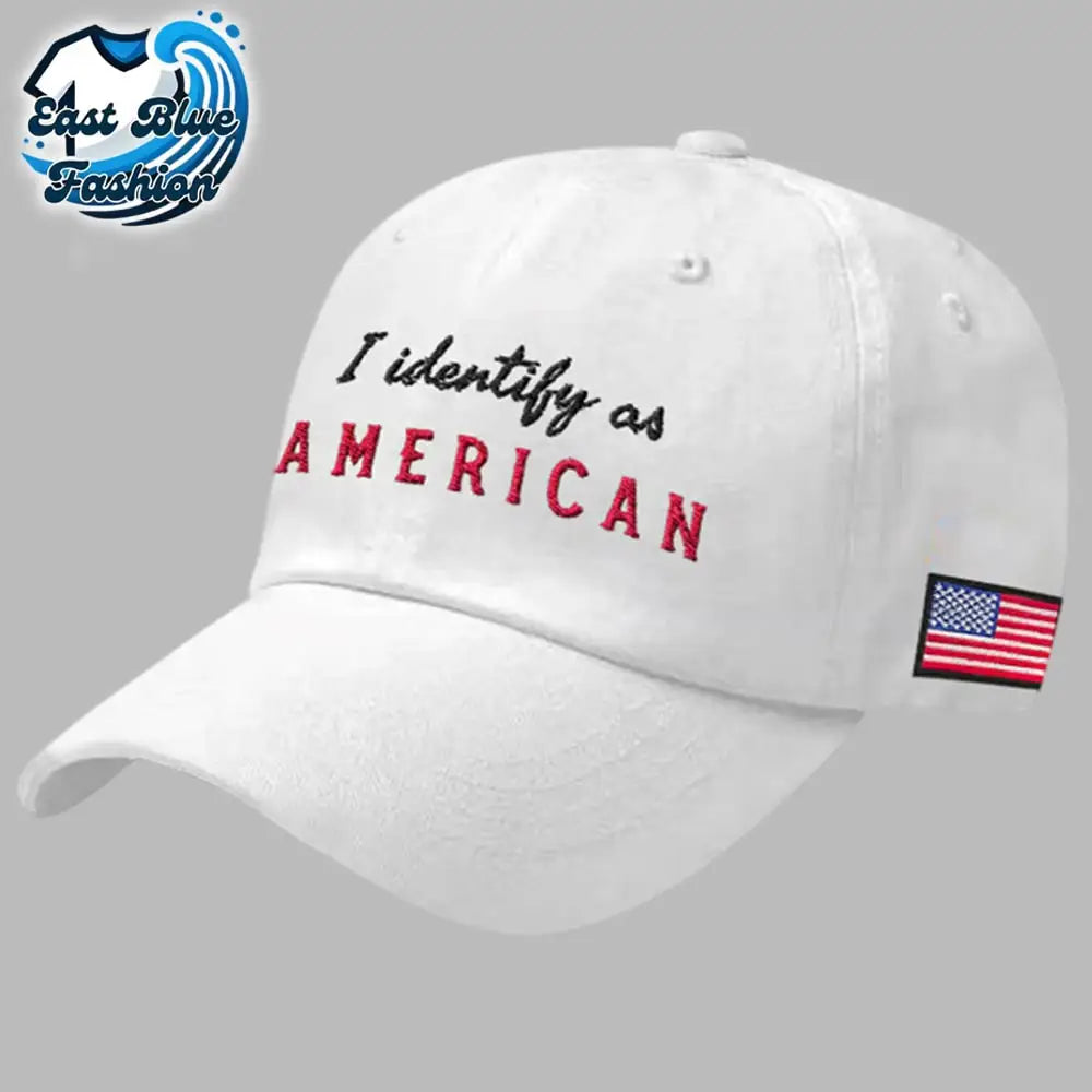 Unisex Retro I Identify As American Print Baseball Cap1