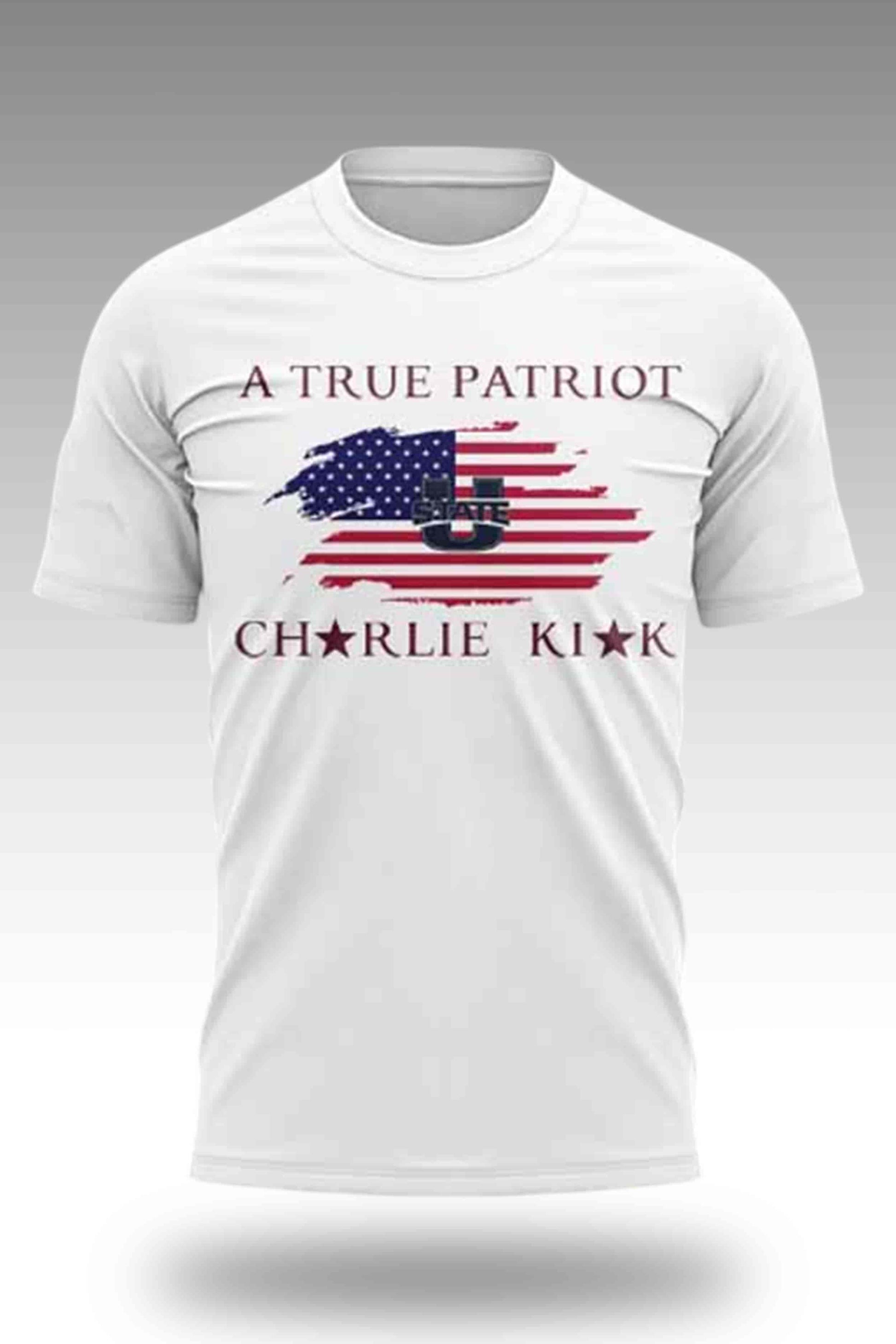 Utah State x Charlie Kirk Freedom A True Patriot Shirt1