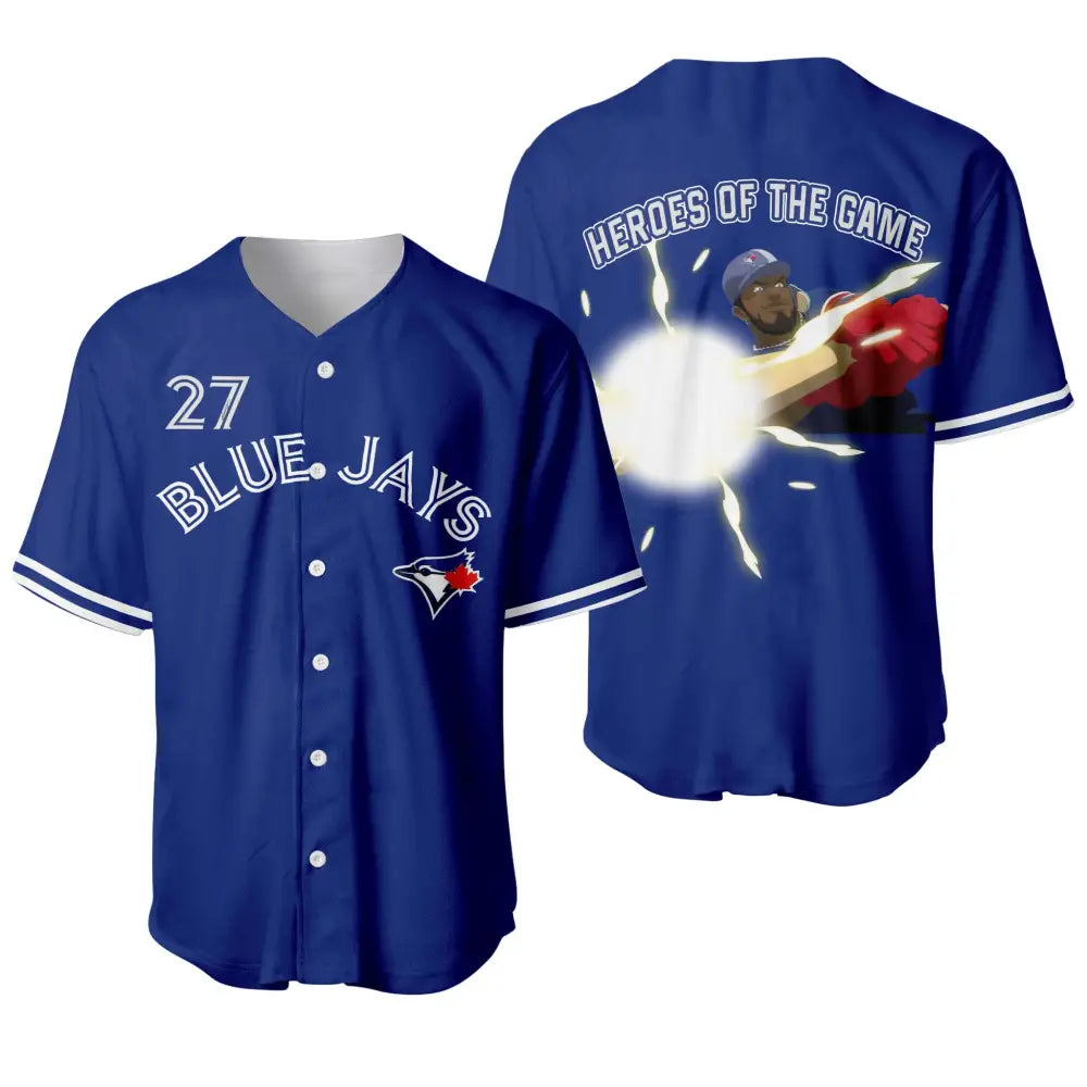 Vladimir Guerrero Jr Heroes Of The Game Anime Jersey