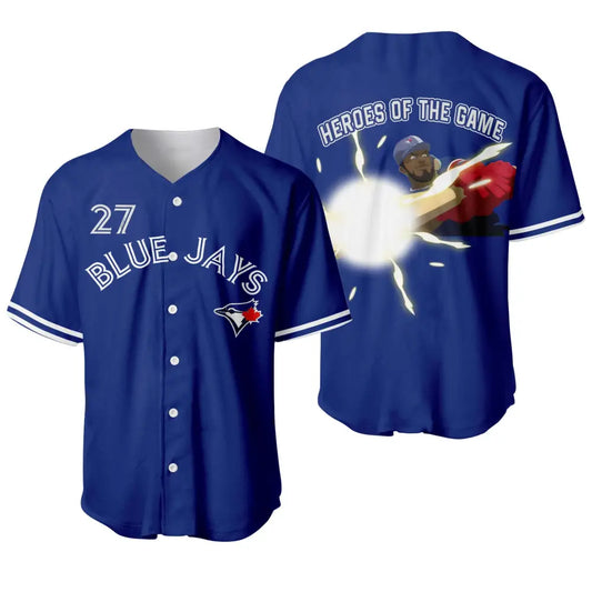 Vladimir Guerrero Jr Heroes Of The Game Anime Jersey