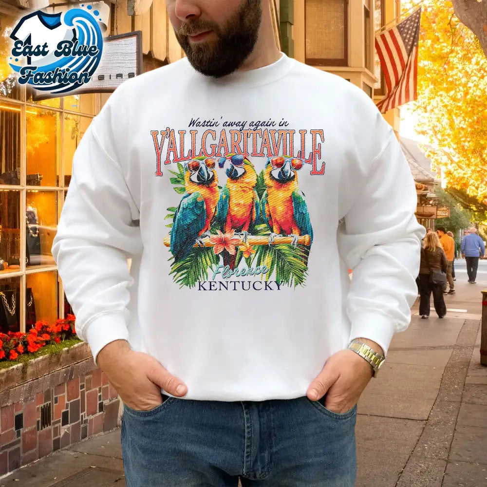 Wastin Away Again In Y'allgaritaville Florence Kentucky T-shirt1