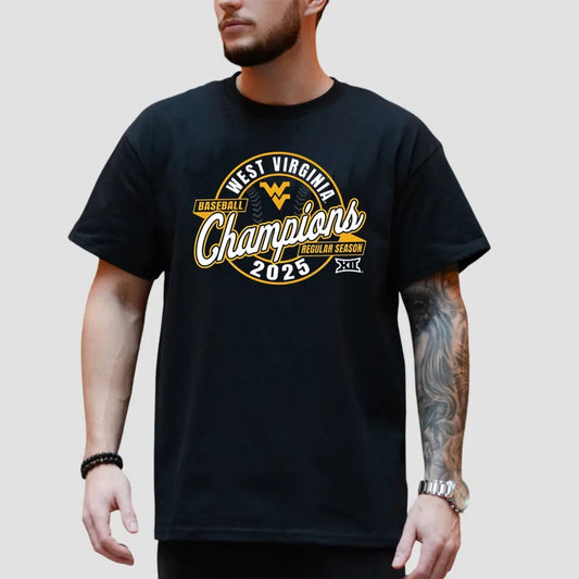 West Virginia Xii Baseball Champions 2025 Regular Season T-Shirt