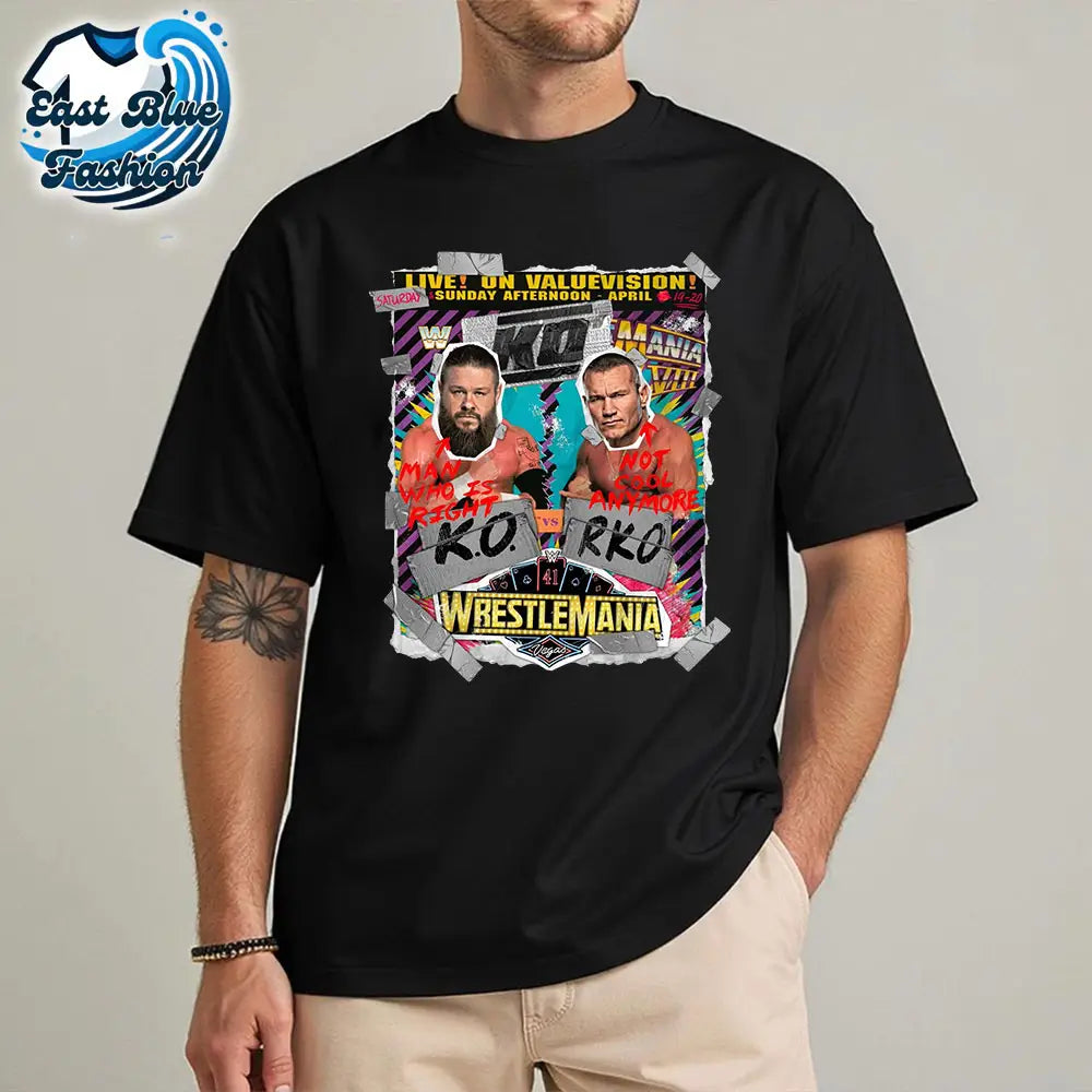 Wrestling Winners Ko Man Who Is Right And Rko Not Cool Anymore T-Shirt3
