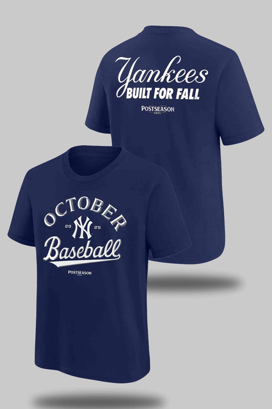 Yankees 2025 October Ready Postseason Baseball Shirt